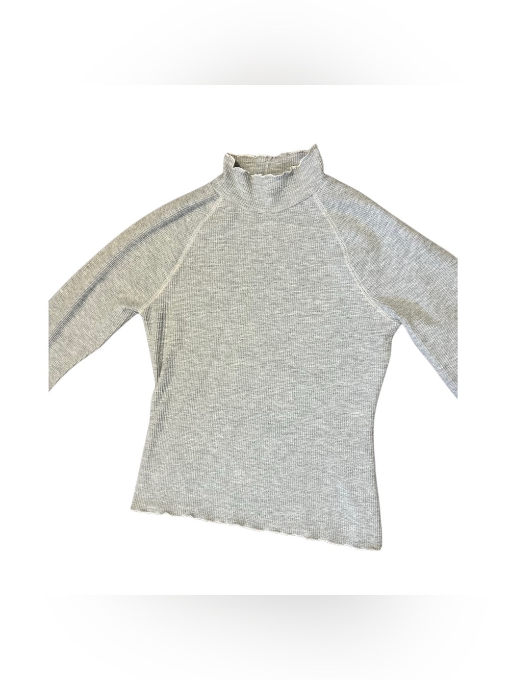 Sweater Knit Ribbed Turtleneck - Picture 3 of 9
